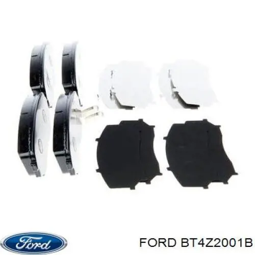 Pastillas de freno BT4Z2001B Ford