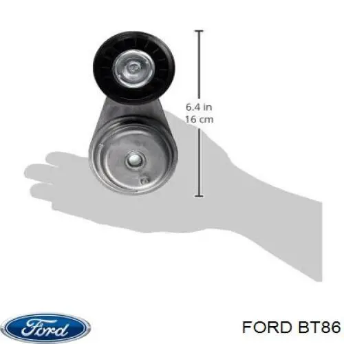  Tensor de correa de alternador Ford Mustang 