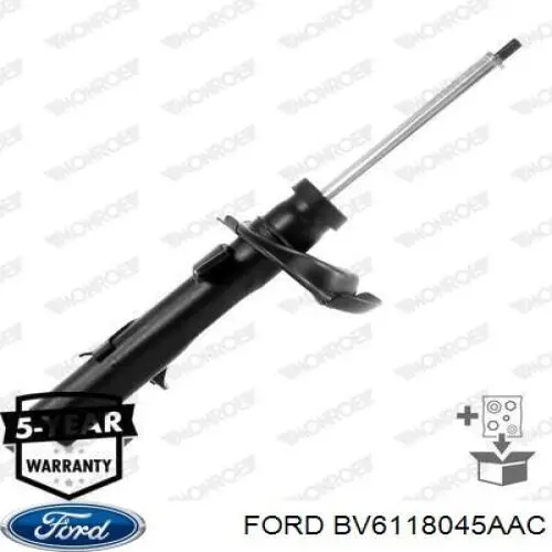 BV6118045AAC Ford Amortiguador eje delantero derecha