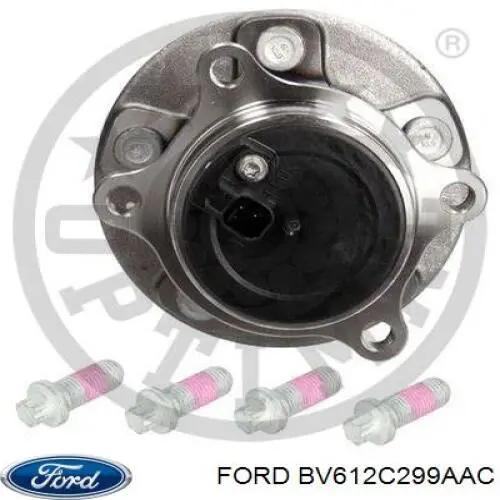 BV612C299AAC Ford cubo de rueda trasero