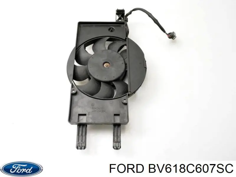 Ventilador (rodete +motor) Radiador de intercooler con electromotor completo para Ford Focus (CB8)