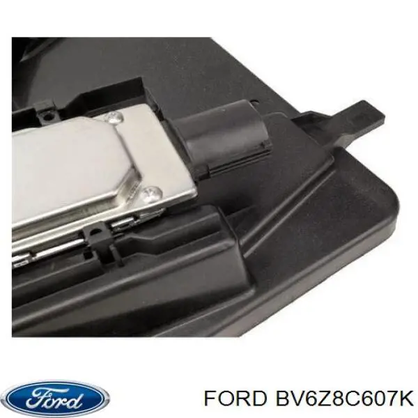 1740022 Ford difusor de radiador, ventilador de refrigeración, condensador del aire acondicionado, completo con motor y rodete