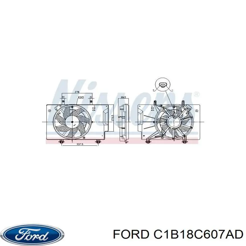 Comprar RF316 Ford Ventilador de radiador