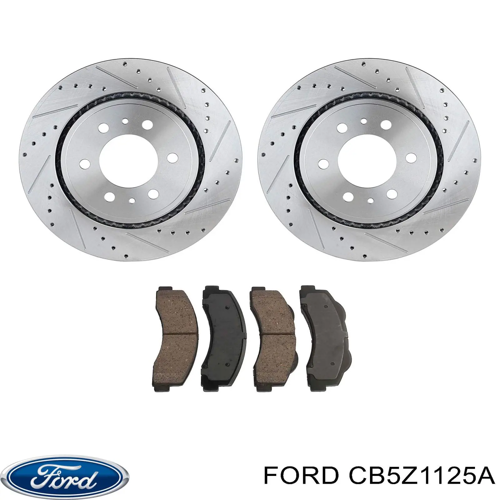 8A8Z1V125A Ford freno de disco delantero