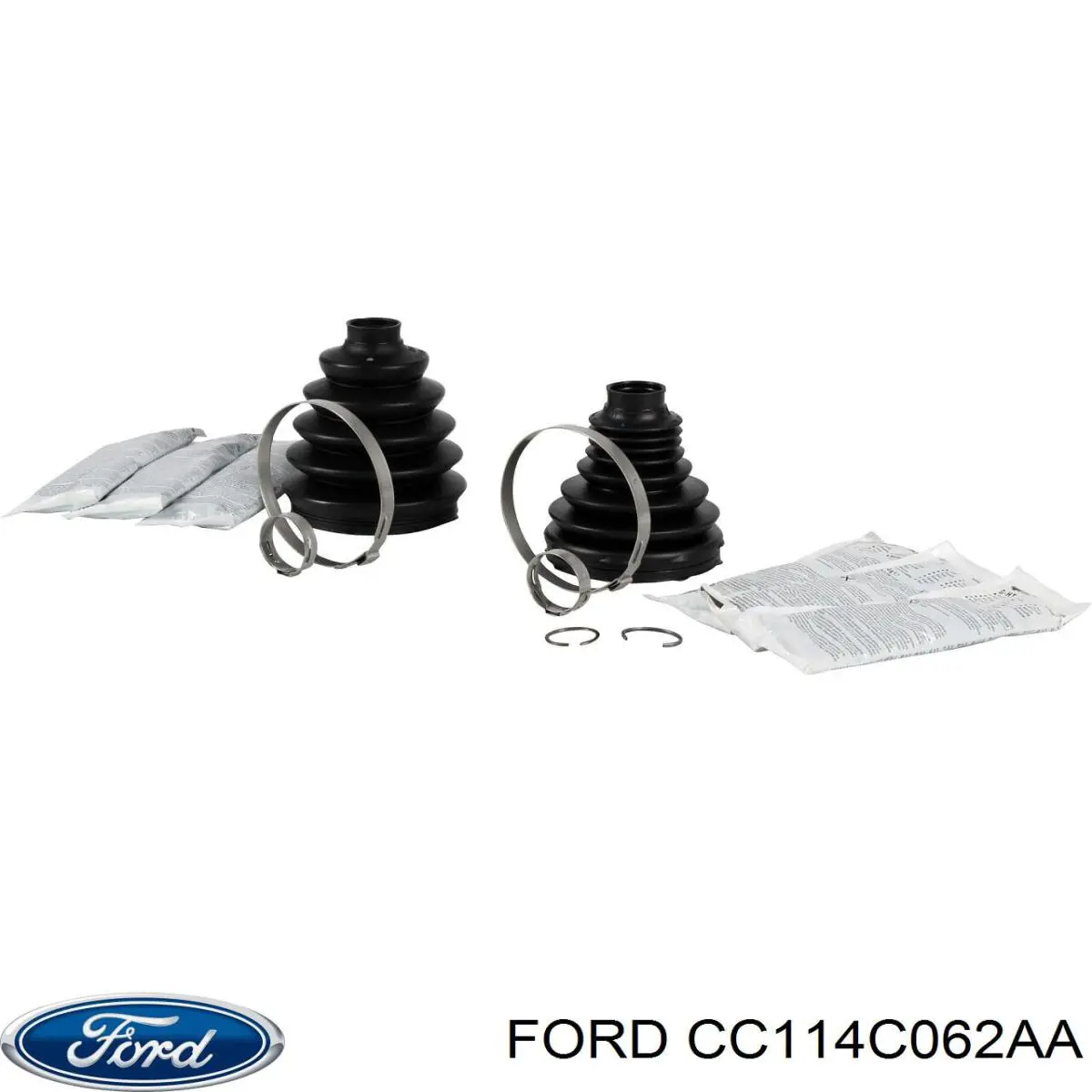 CC114C062AA Ford juego de fuelles, árbol de transmisión delantero