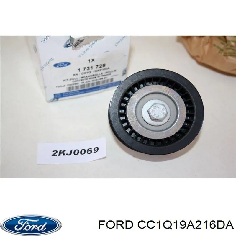 Polea inversión/guía, correa auxiliar servicios Ford CC1Q19A216DA precio, desde 10,78 EUR