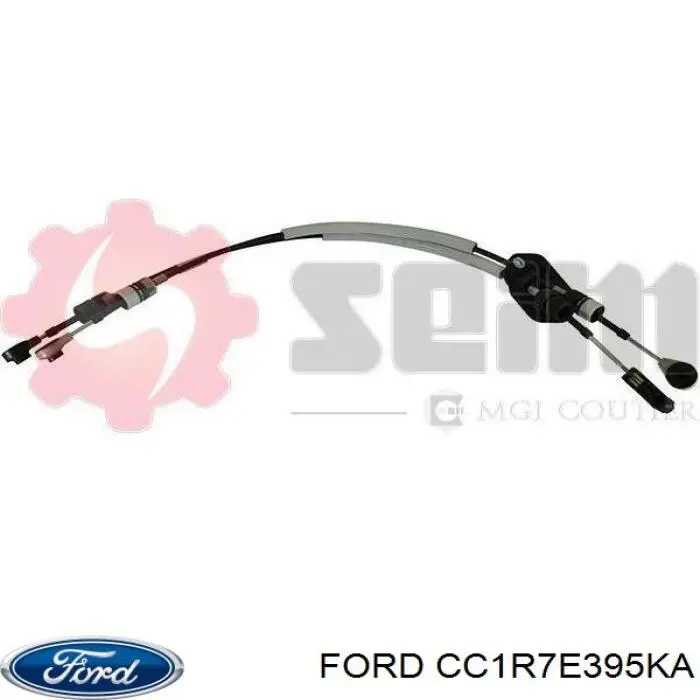 CC1R7E395KA Ford cables de accionamiento, caja de cambios