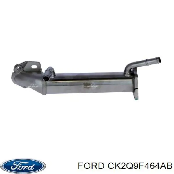 CK2Q9F464AB Ford Enfriador de recirculación de gases de escape EGR
