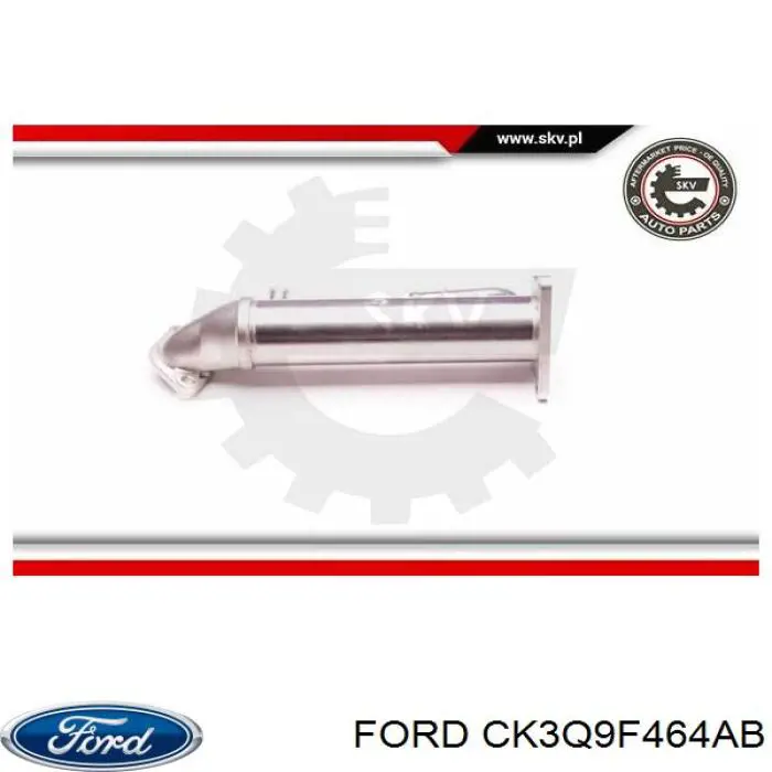Enfriador de recirculación de gases de escape EGR CK3Q9F464AB Ford