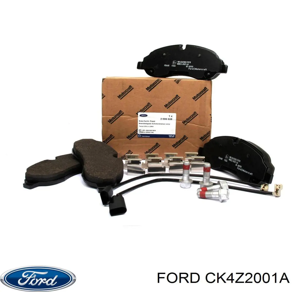 Pastillas de freno delanteras Ford CK4Z2001A