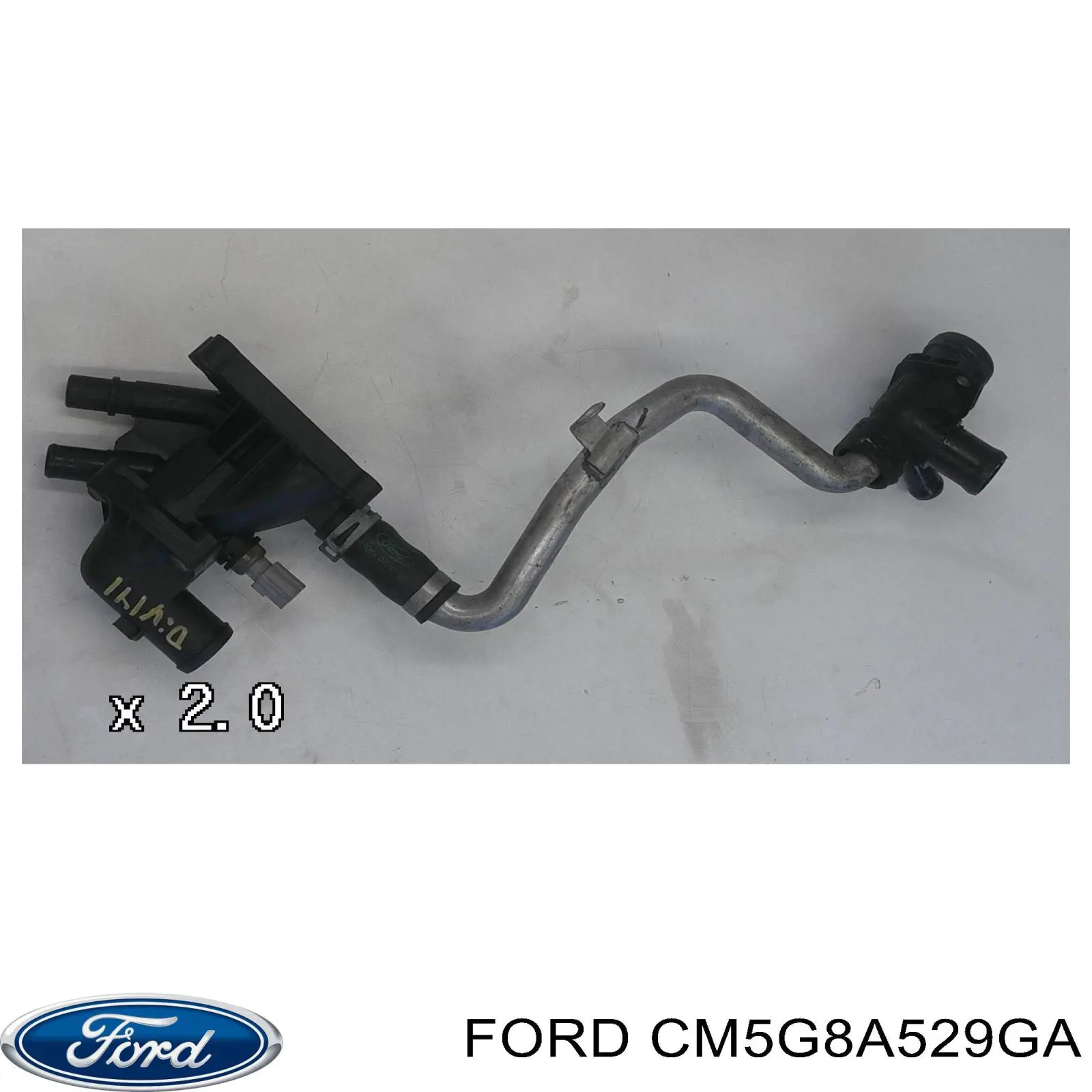 Brida del sistema de refrigeración (triple unión) 1766211 Ford
