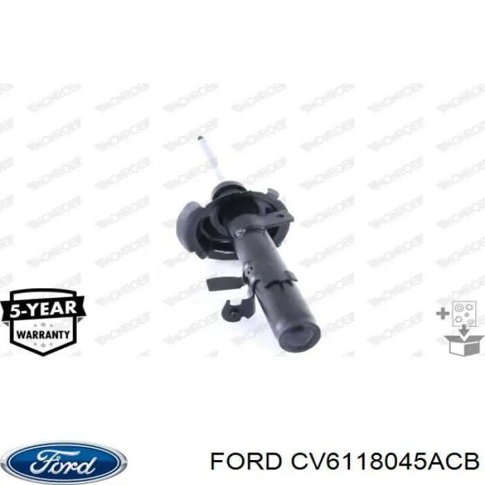 Amortiguador delantero derecho 1801172 Ford