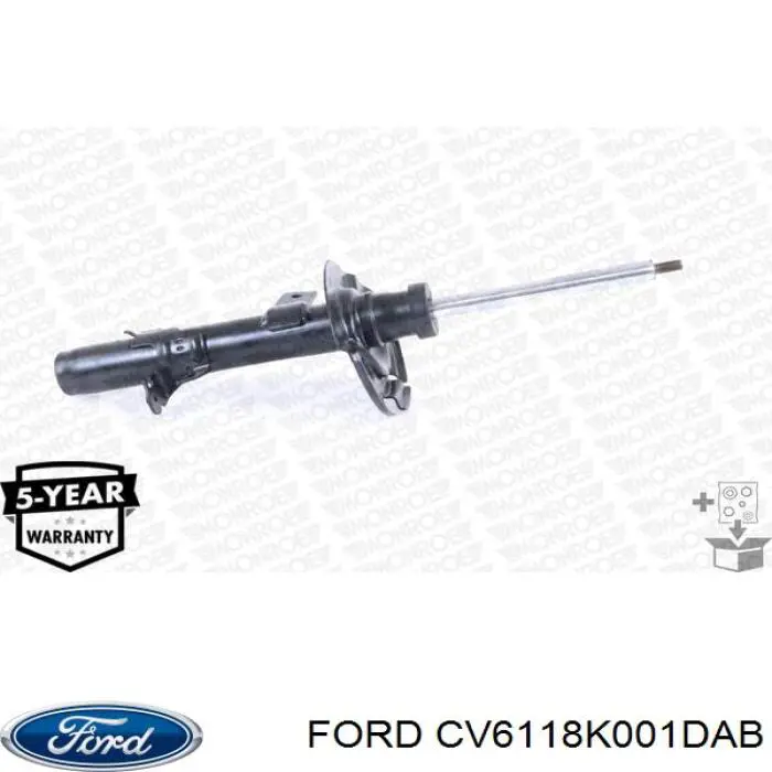 Comprar CV6118K001DAB Ford Amortiguador delantero izquierdo