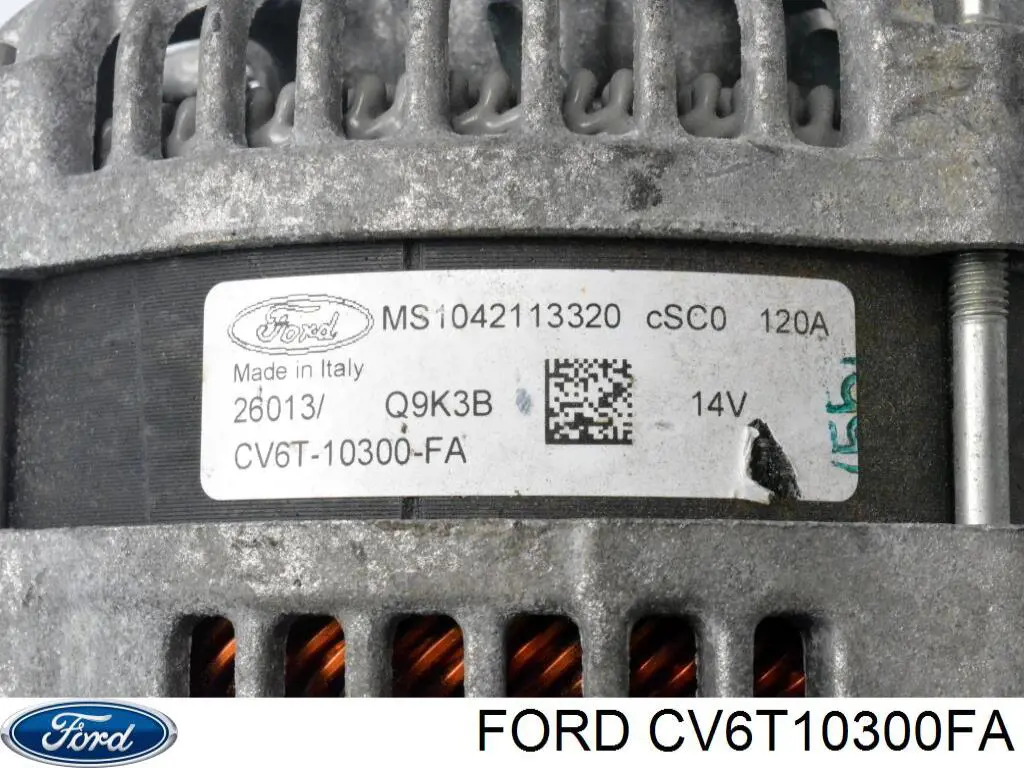 CV6T10300FA Ford alternador