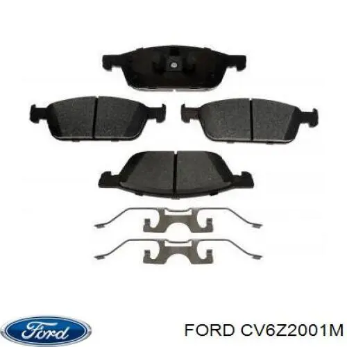 CV6Z2001M Ford pastillas de freno delanteras