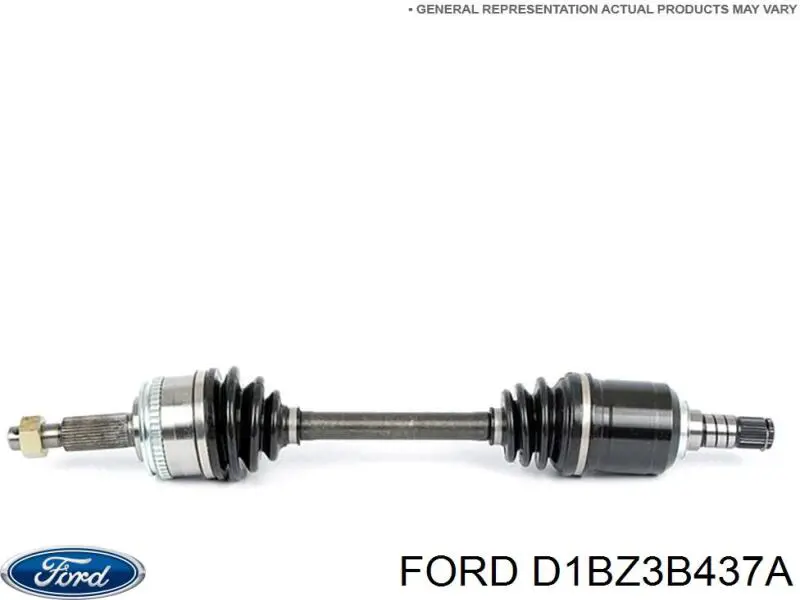 D1BZ3B437A Ford árbol de transmisión delantero izquierdo