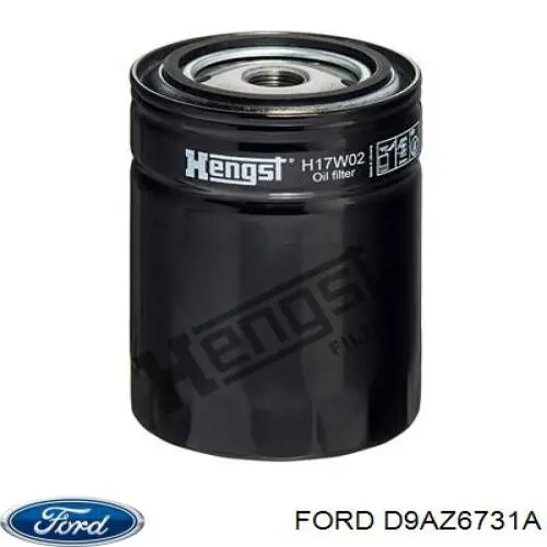 D9AZ6731A Ford filtro de aceite