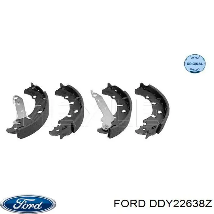 Zapatas de freno de tambor traseras Ford DDY22638Z precio, desde 31,09 EUR