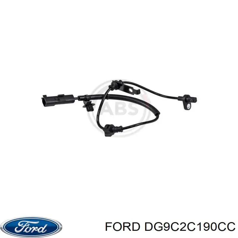 DG9C2C190CC Ford sensor abs trasero