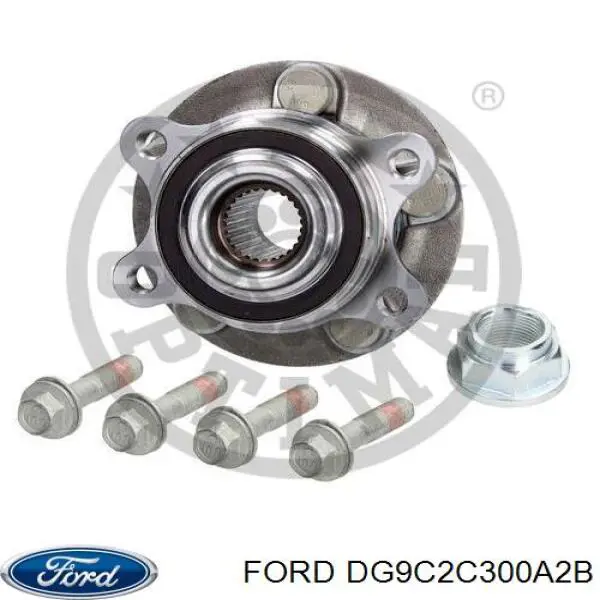 DG9C2C300A2B Ford cubo de rueda delantero