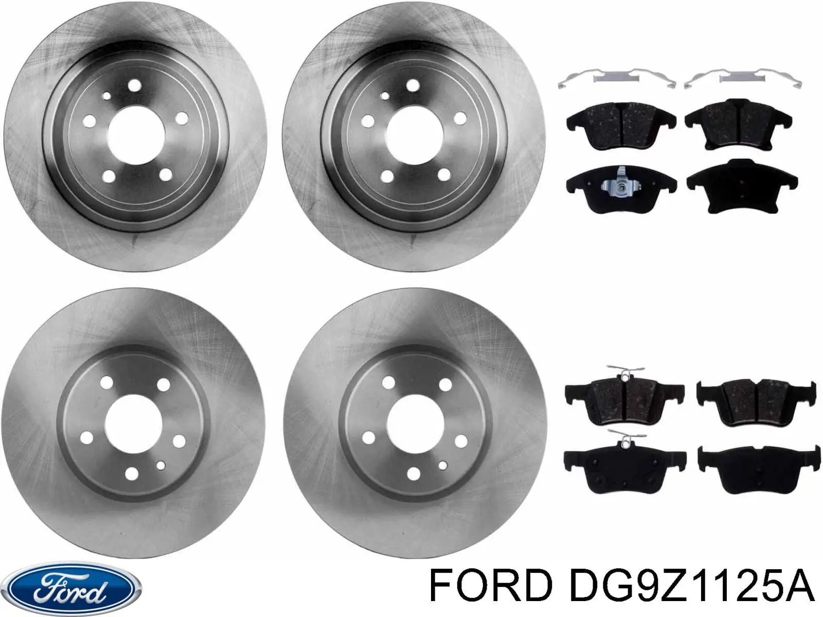 Comprar DG9Z1125A Ford Freno de disco delantero
