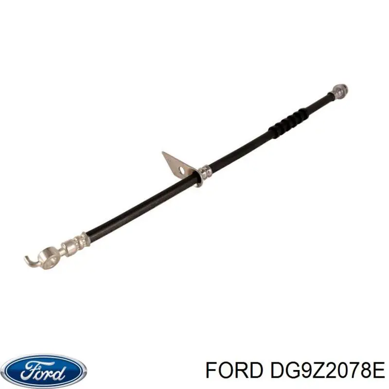 DG9Z2078E Ford tubo flexible de frenos delantero izquierdo