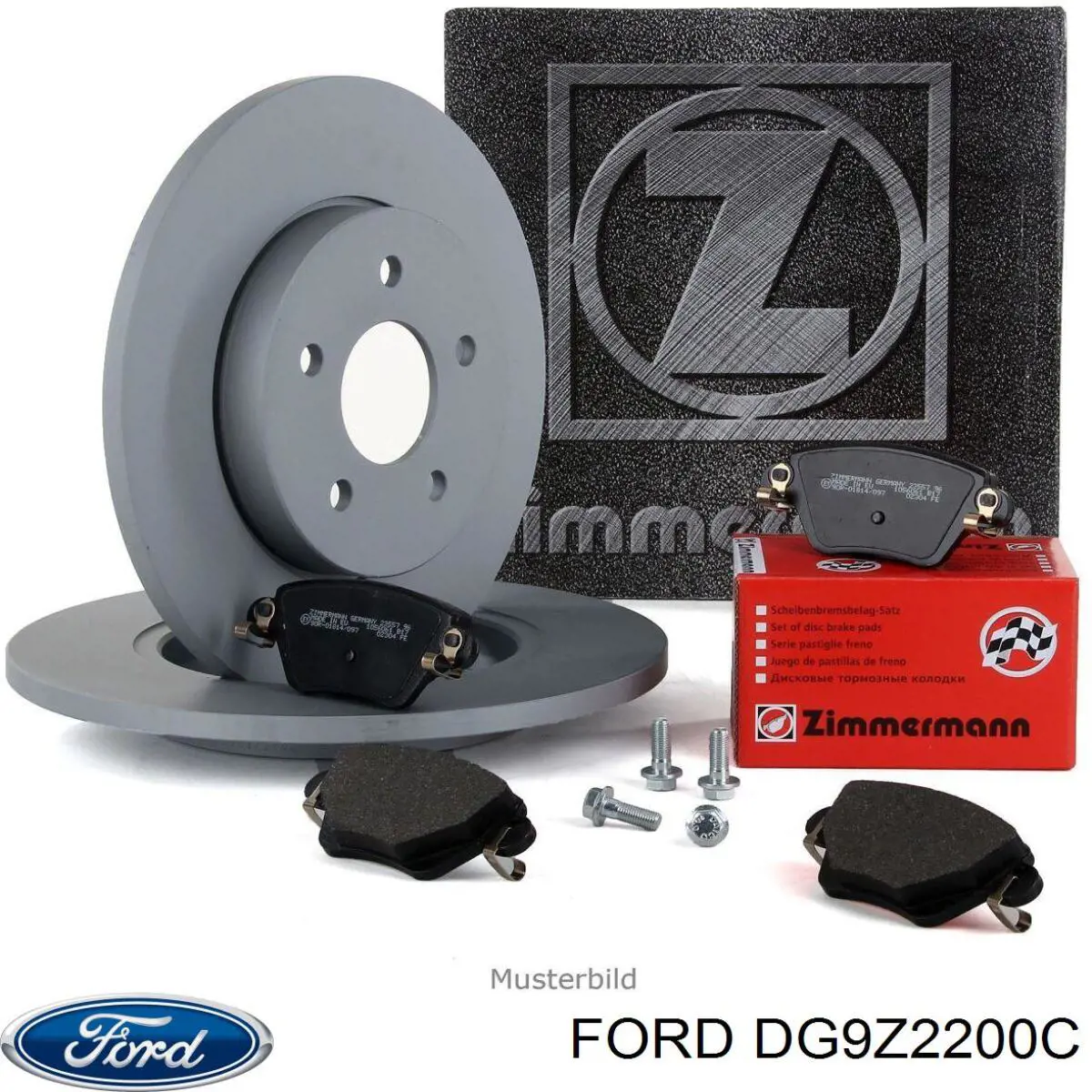 DG9Z2200C Ford pastillas de freno traseras