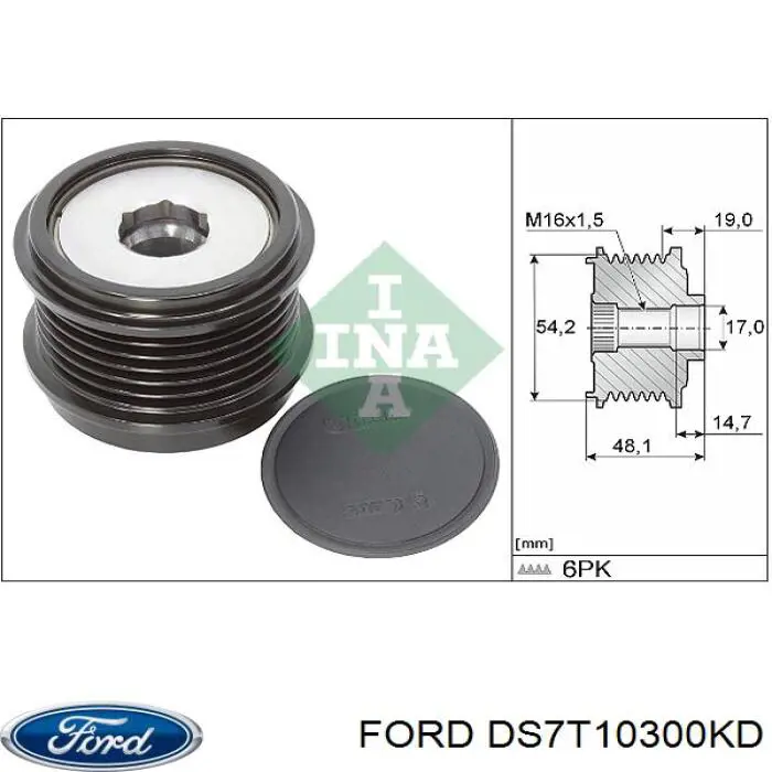 Alternador del motor Ford DS7T10300KD precio, desde 246,50 EUR