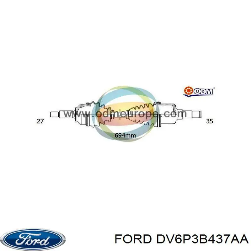 DV6P3B437AA Ford