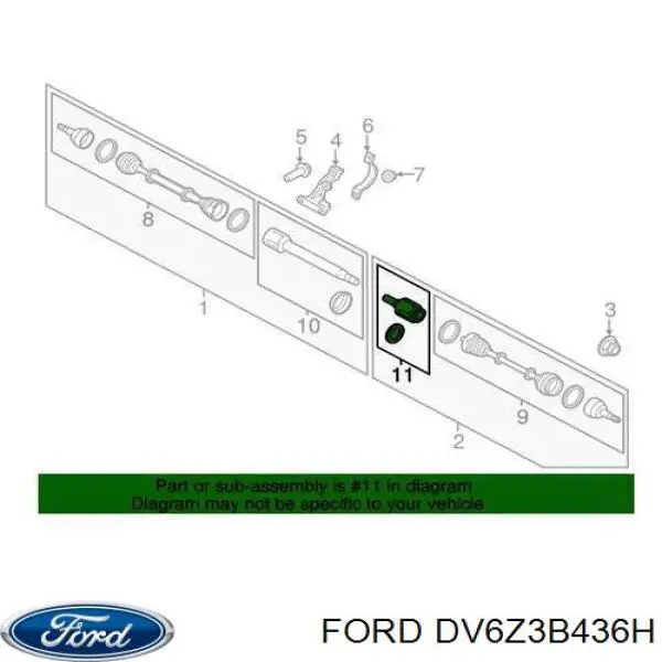 DV6Z3B436H Ford