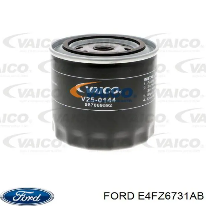 Comprar E4FZ6731AB Ford Filtros de aceite
