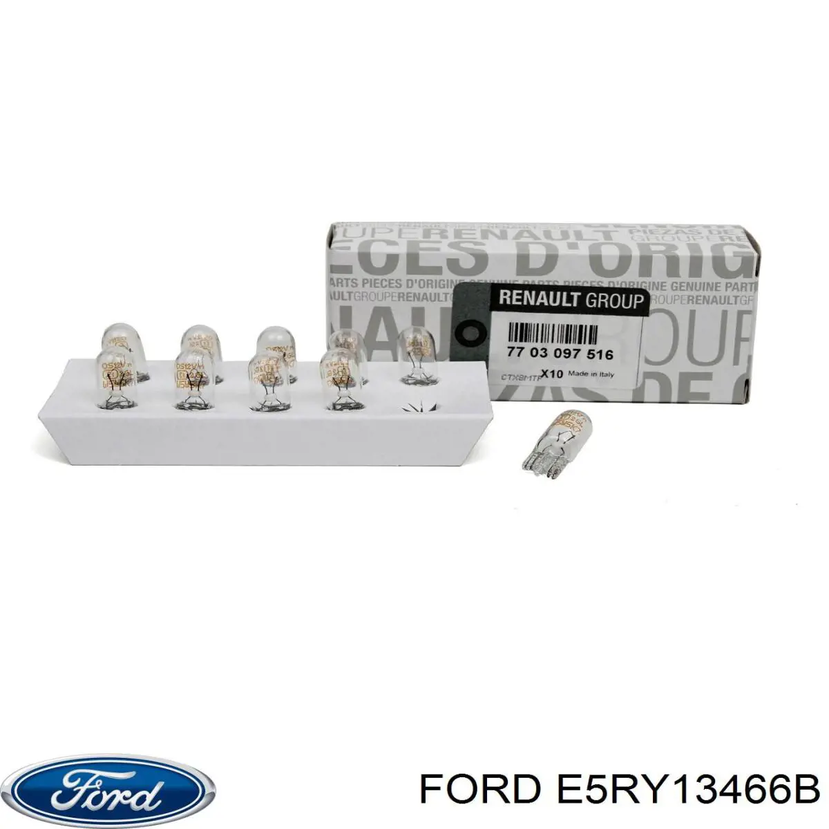 Lámpara de luz interior de cabina E5RY13466B Ford
