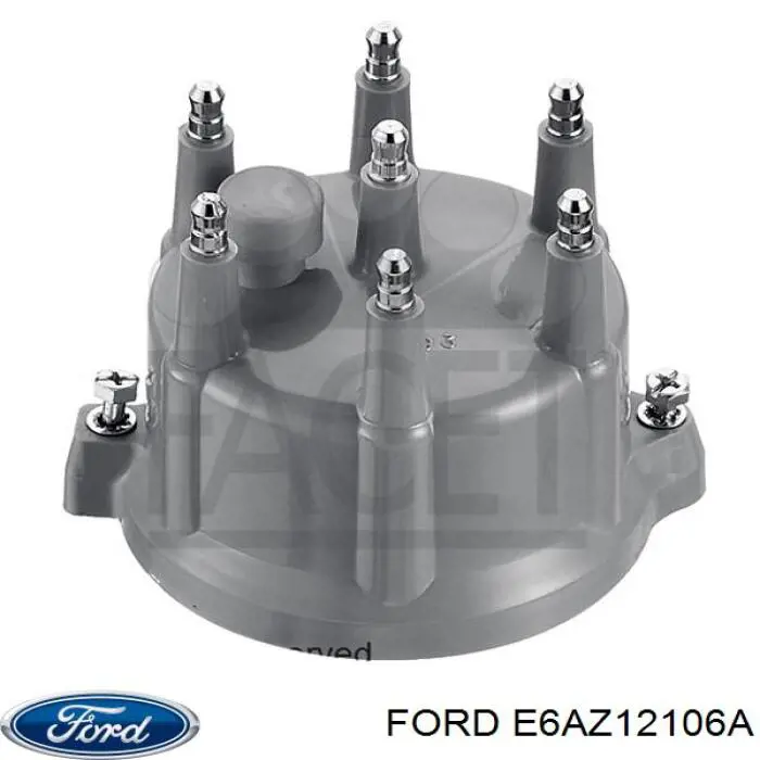 E6AZ12106A Ford tapa de distribuidor de encendido