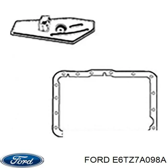 E6TZ7A098A Ford filtro hidráulico, transmisión automática