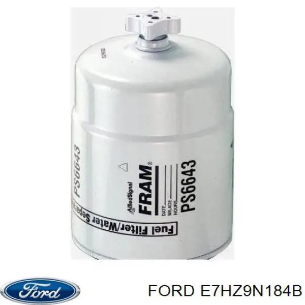 E7HZ9N184B Ford filtro combustible