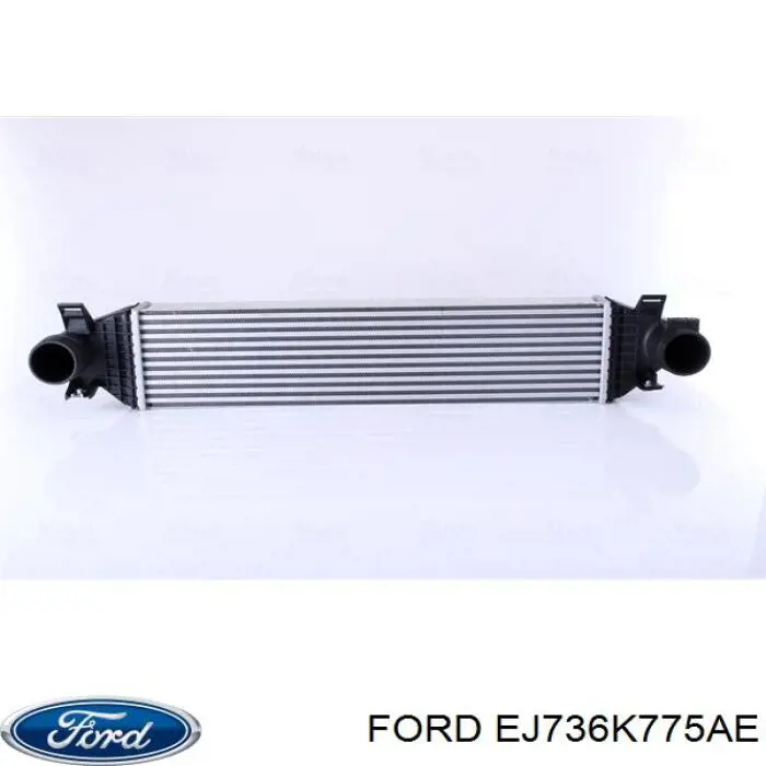 EJ736K775AE Ford radiador de aire de admisión