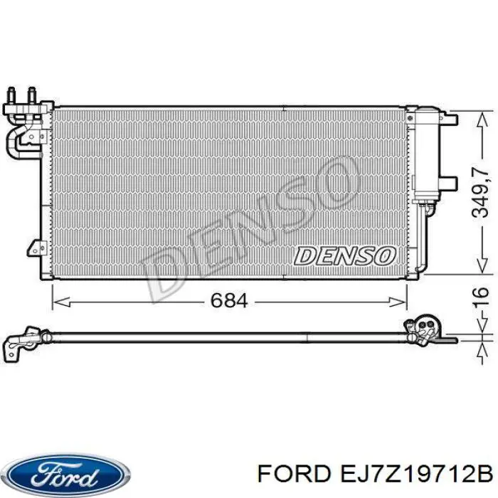 Aire acondicionado capacitor Ford EJ7Z19712B precio, desde 125,23 EUR