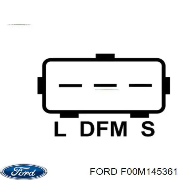 F00M145361 Ford regulador del alternador