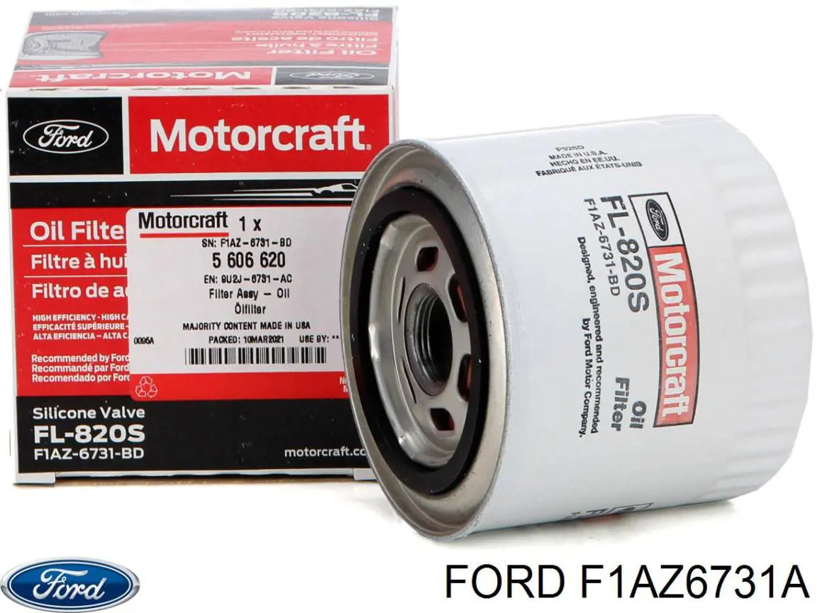 F1AZ6731A Ford filtro de aceite