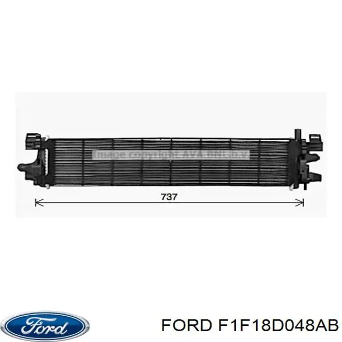 Radiador de aire de admisión Ford F1F18D048AB precio, desde 111,58 EUR