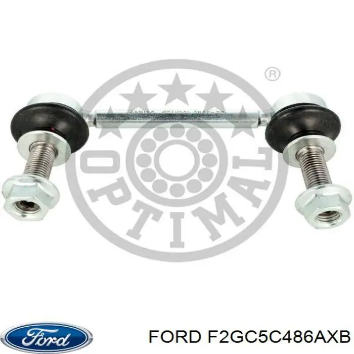 F2GC5C486AXB Ford soporte de barra estabilizadora trasera