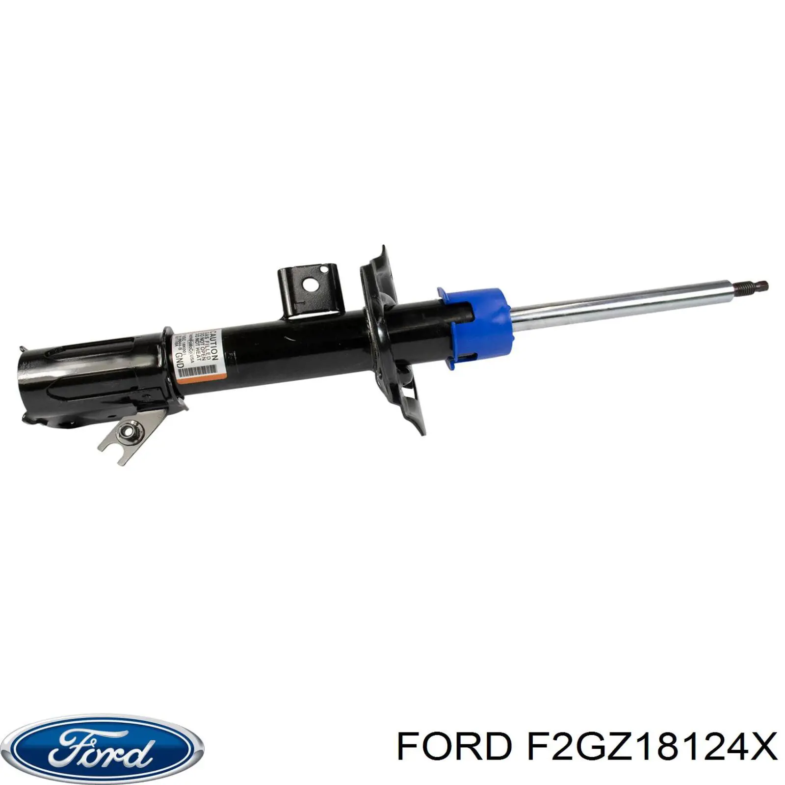 F2GZ18124X Ford amortiguador delantero izquierdo