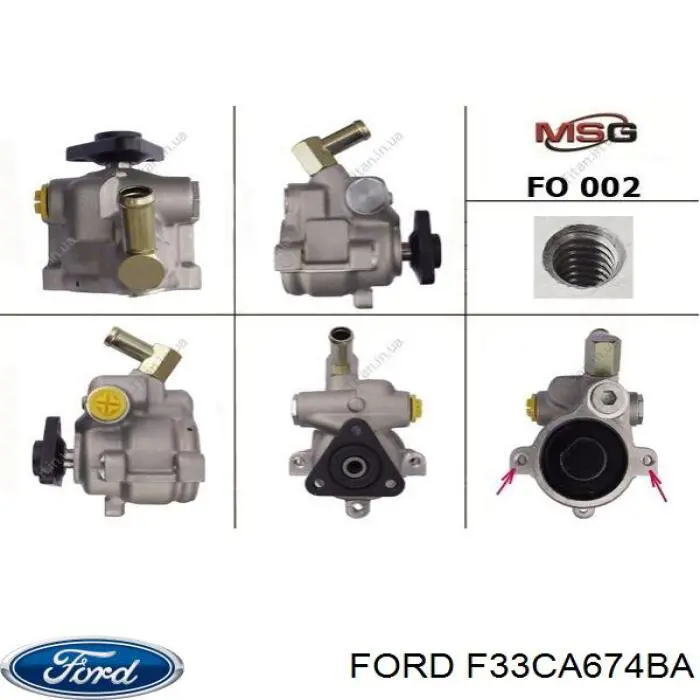 Comprar F33CA674BA Ford Bomba servodireccion