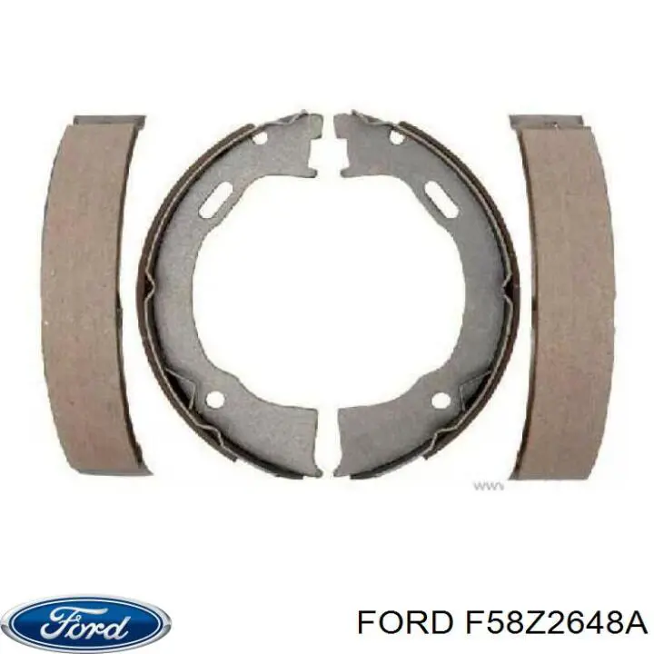 F58Z2648A Ford zapatas de freno de mano