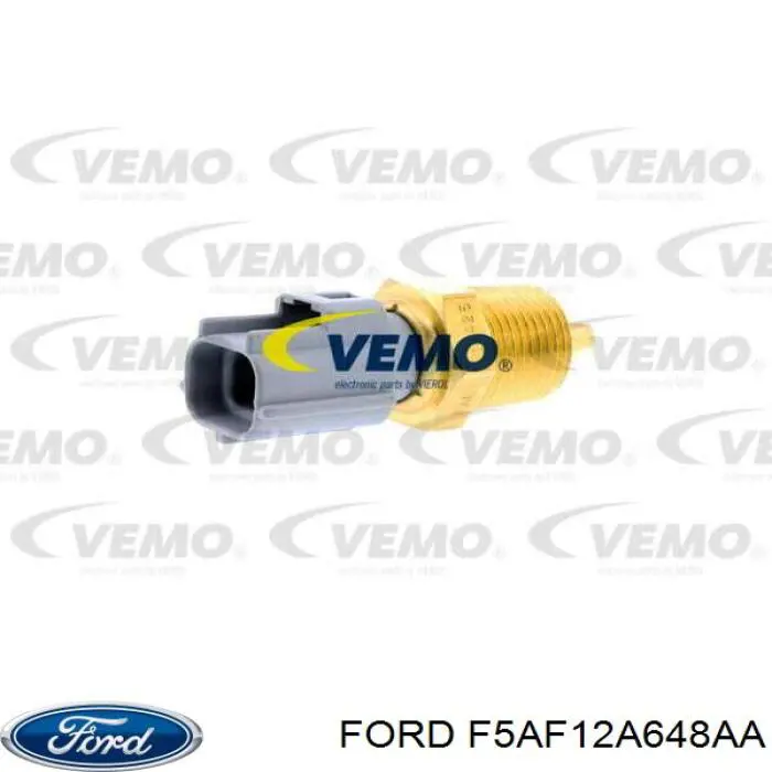 F5AF12A648AA Ford sensor de temperatura del refrigerante
