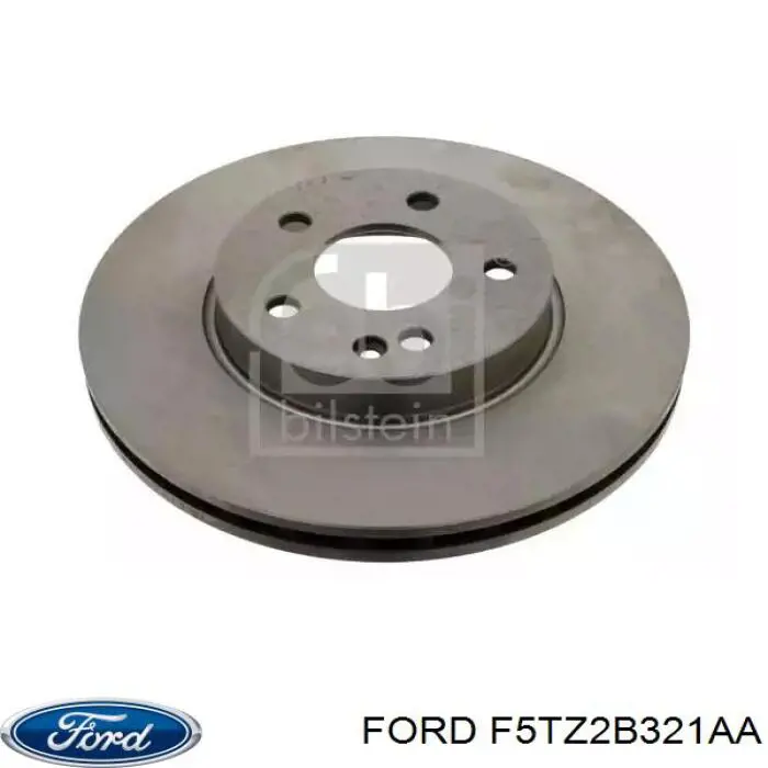 F5TZ2B321AA Ford fuelle, guía de pinza de freno trasera