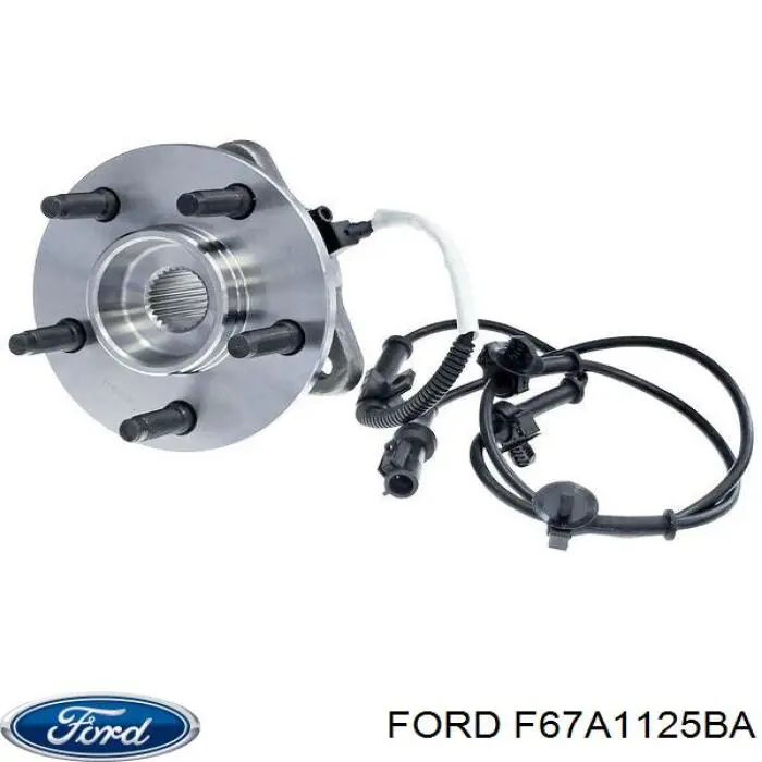 F67A1125BA Ford disco de freno delantero