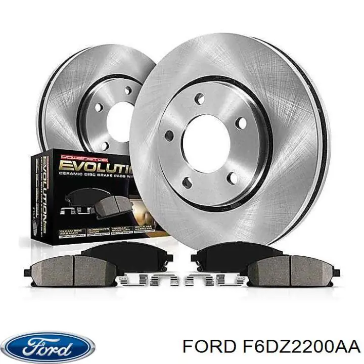 F6DZ2200AA Ford pastillas de freno traseras