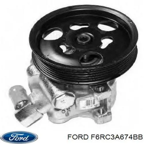 F6RC3A674BB Ford bomba de dirección