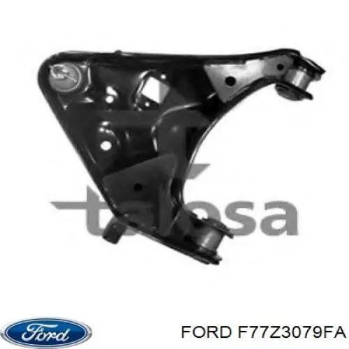 F77Z3079FA Ford barra oscilante, suspensión de ruedas delantera, inferior izquierda